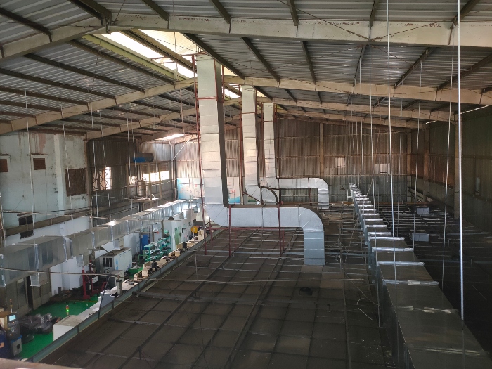 Dự án hệ thống thông gió làm mát nhà xưởng ở công ty Nhật Tân 6